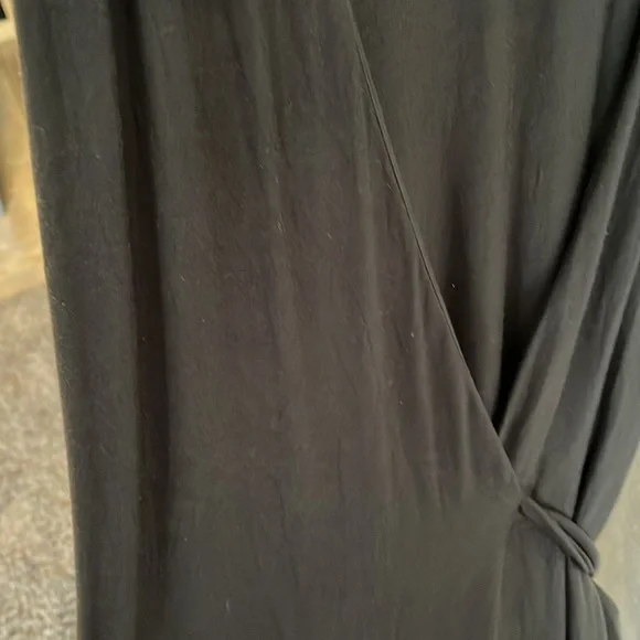 Athleta Black Windward Wrap Dress Sleeveless - Picture 7 of 8